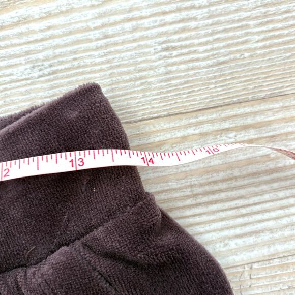 Hale Bob‎ Low Rise Y2K Velour Joggers | Brown Size Medium - Picture 6 of 8